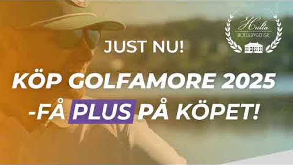 Maxa din golfsäsong 2025 med Golfamore PLUS!
