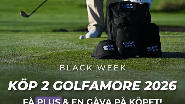 Black Week! Riktigt bra erbjudande på Golfamore