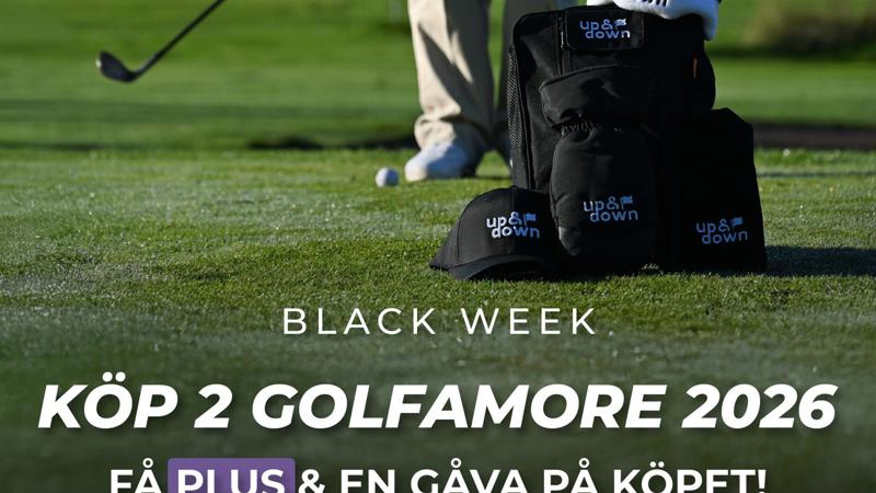 Black Week! Riktigt bra erbjudande på Golfamore