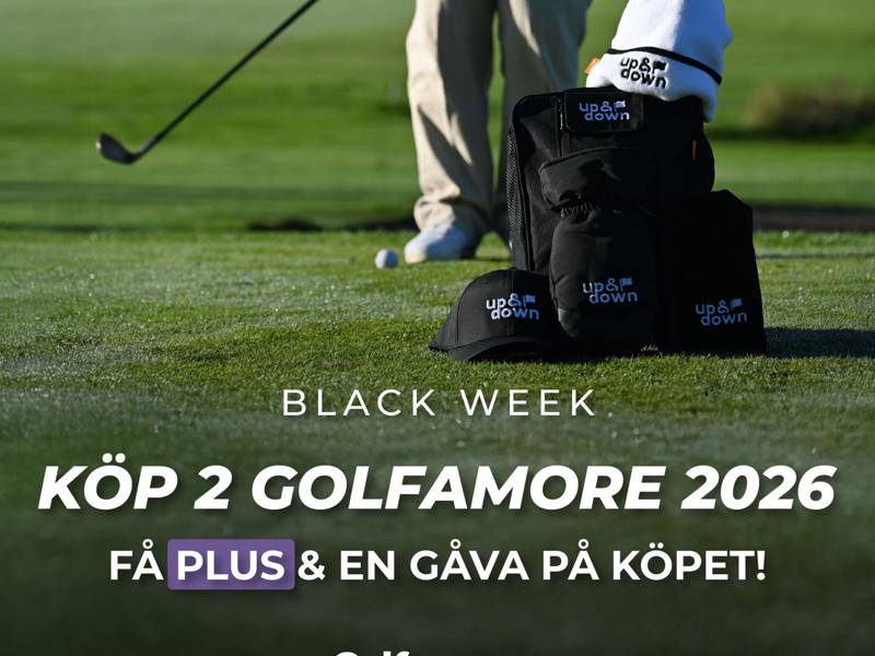 Black Week! Riktigt bra erbjudande på Golfamore