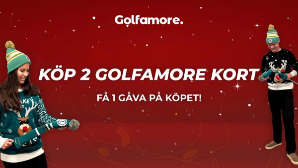 2 Golfamore kort + gåva på köpet = Årets julklapp