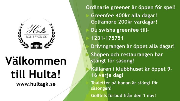 Banstatus från 1 nov!