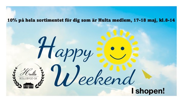 Happy weekend i shopen!